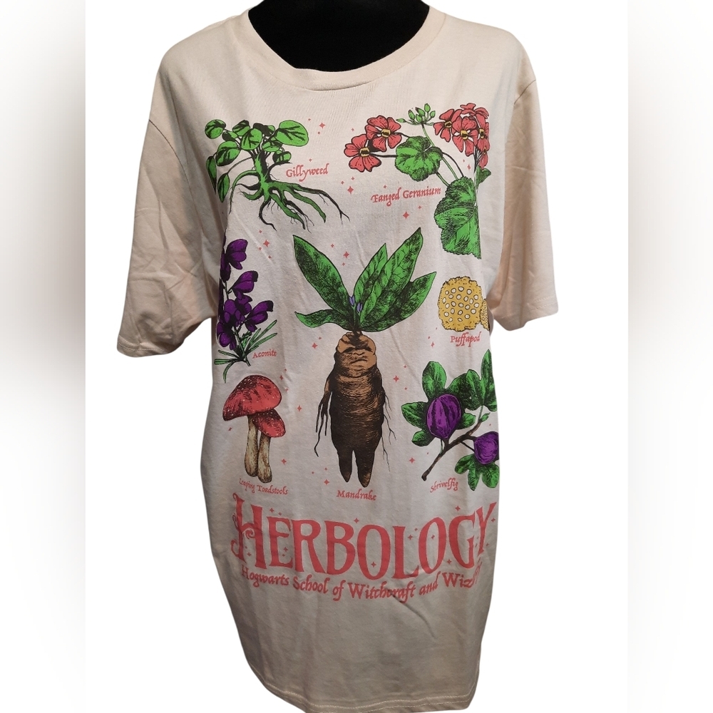 Warner Bros. Harry Potter Cream Apparel Herbology Med New